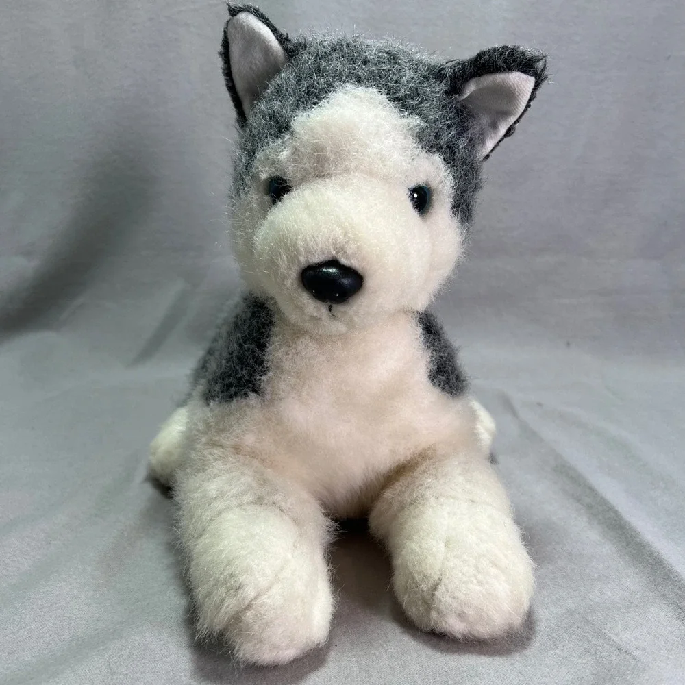 Russ Berrie‎ Blizzard Husky Wolf Dog Vintage 1995 Plush Item 630 16
